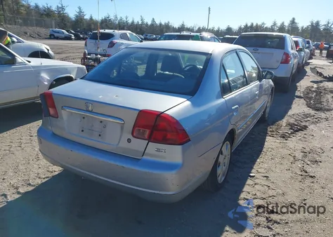2002 Honda Civic Ex from USA, damaged, VIN 2HGES26892H588201